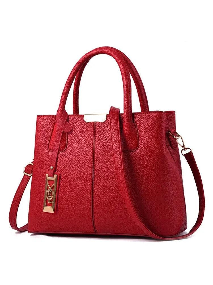 Bolsa de Ombro Crossbody Daobloss Bolsa 02 Loja Daobloss Vermelho 