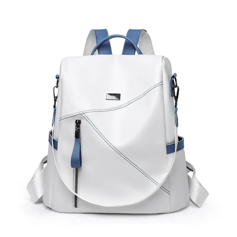 Mochila Feminina Harper Daobloss Mochila Feminina Daobloss Mochila Feminina Branco/Azul 