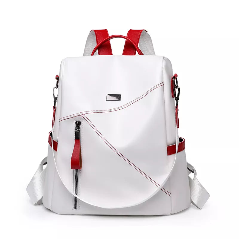 Mochila Feminina Harper Daobloss Mochila Feminina Daobloss Mochila Feminina Branco/Vermelho 