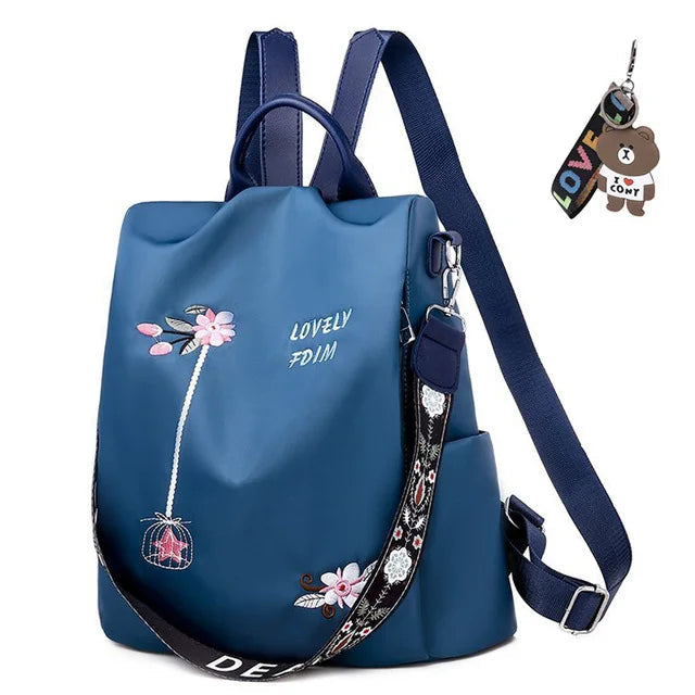 Mochila Feminina Scarlett Daobloss Mochila Feminina Daobloss Mochila Feminina Azul 